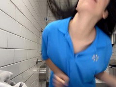 Cute Sneaky Egirl on the job - Screenshot 9 of 16 - Petite