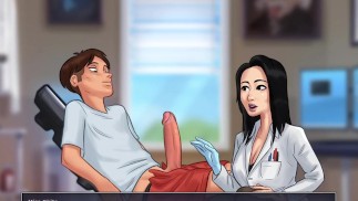 Летняя Сага Секс Игра Мисс Окита Сцены Секса [18+] Секс С Учителем Науки