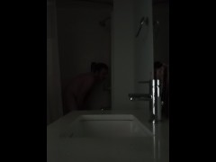 pov: you caught your nympho ex fucking herself in the shower