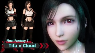Final Fantasy 7 - Tifa × Cloud × Наслаждение первой ночью - Облегченная версия