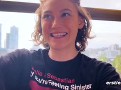 Ersties - Cute Daphne Masturbates On a Window Sill For All To See