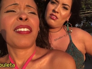 Smoking in public, girls’ party