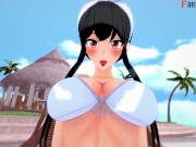 Preview 5 of Yor Forger Bikini Pool sex | Spy x Family | Watch the Full and Full POV on patreon: Fantasyking3