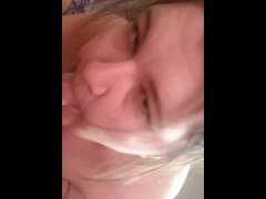 Dick Swallowing ♡ - Screenshot 14 of 16 - Real Couple