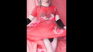 FREIHÄNDIGER CUMSHOT Pinky sexy Ladyboy süße köstliche Schwanzmasturbation