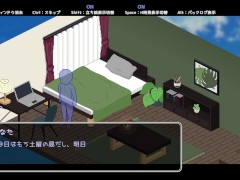 【#01 秘湯ガール(体験版)実況】ドットアニメーションエロゲー。温泉で出会った初対面の爆乳女とぶっかけ中出しエッチしちゃう(フェラ・パイズリ・正常位等) - Screenshot 1 of 16 - エロゲ実況