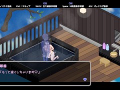【#01 秘湯ガール(体験版)実況】ドットアニメーションエロゲー。温泉で出会った初対面の爆乳女とぶっかけ中出しエッチしちゃう(フェラ・パイズリ・正常位等) - Screenshot 15 of 16 - エロゲー