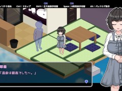 【#01 秘湯ガール(体験版)実況】ドットアニメーションエロゲー。温泉で出会った初対面の爆乳女とぶっかけ中出しエッチしちゃう(フェラ・パイズリ・正常位等) - Screenshot 16 of 16 - エロゲ実況