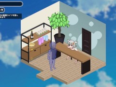 【#01 秘湯ガール(体験版)実況】ドットアニメーションエロゲー。温泉で出会った初対面の爆乳女とぶっかけ中出しエッチしちゃう(フェラ・パイズリ・正常位等) - Screenshot 2 of 16 - Hentai