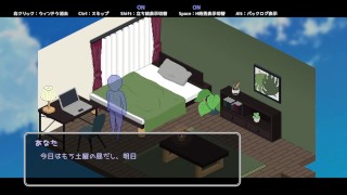 [#01 Hentai Game Secret hot spring girl. Pixel animation erotic game.