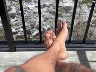 Feet by the River