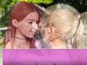 Preview 1 of SUMMER IN THE CITY #2 • Lesbian Visual Novel Gameplay [HD]