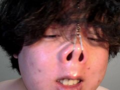 童貞マゾ豚のオナニー 20240512 豚鼻触ったりイキ顔晒したりするだけです - Screenshot 1 of 16 - Masturbate