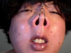 童貞マゾ豚のオナニー 20240512 豚鼻触ったりイキ顔晒したりするだけです - Screenshot 11 of 16 - Masturbate