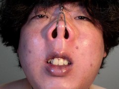 童貞マゾ豚のオナニー 20240512 豚鼻触ったりイキ顔晒したりするだけです - Screenshot 14 of 16 - Pig