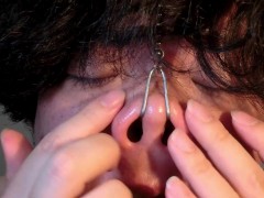 童貞マゾ豚のオナニー 20240512 豚鼻触ったりイキ顔晒したりするだけです - Screenshot 5 of 16 - 鼻フック