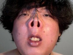 童貞マゾ豚のオナニー 20240512 豚鼻触ったりイキ顔晒したりするだけです - Screenshot 7 of 16 - Bdsm