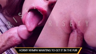 Horny nymph wanting to get it in the fur | Dri Sexy e Nicklaus