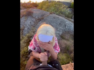 Swedish girl fucked outdoors in sundress Video