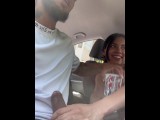Blowjob in the car-CAUGHT