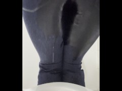How Long can I Hold it While Looking at the Toilet PART 8: Wetting my MOM's Jeans