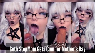 Goth Step-Mom Gets Cum for Mothers Day (Extended Preview)
