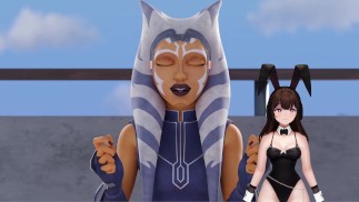 Bunny Vtuber guarda Ahsoka di Redmoa [Hentai]