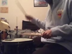 parents moaning in the other room while i'm playing drums 6