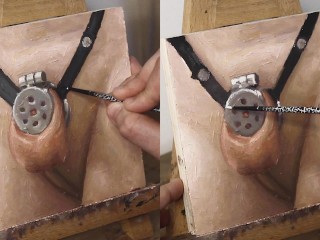 Клетка Для Петуха из Металла и Ремней - JOI of Painting Эпизод 125