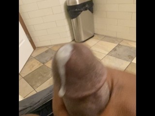 Ванная Кончил Большой Черный Член 7 дюймов