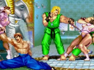 Street Fighter 2 M.U.G.E.N Порно Файтинг Плей [Часть 02] Секс Игра Играть