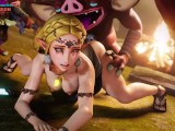 PRINCESS ZELDA PLAYING WITH NEW FRIENDS AND RECORD VIDEO FOR LINK