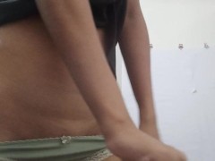 Desi College Girl Doing Striptease Anal Pussy Closeup