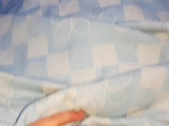 My work colleague licked my pussy under a blanket in the field so no one could see