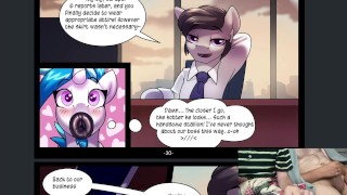 Furry Comic Dub: Play The Record Part 3 (anal, bdsm, chastity, crossdressing, equine, femboy)
