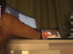 вместо еженедельного отчета - вечерний сквирт после работы! трахнул на столе безработную секретаршу 11/16