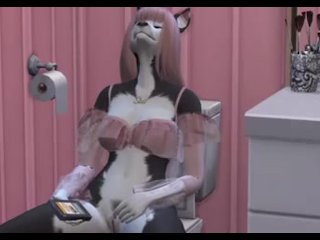 Masturbating in the Bathroom Sims Furry