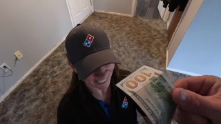 I Bought The Delivery Girl At Domino's To Suck My Cock