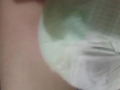 Wet diaper squishing