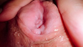 (close-up) poesje close-up vrouwelijk orgasme 🐳