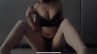 Virtual sex with her husband while he's on a business trip, asmr, Russian with conversations