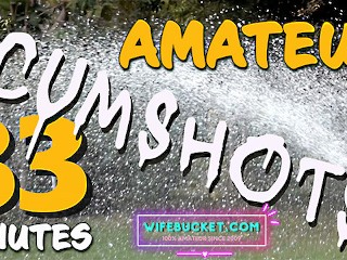 Wifebucket presents 33 minutes of the hottest homemade REAL cumshots homemade swinger sex
