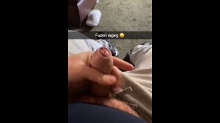 Chub shows off his thick cock on snapchat