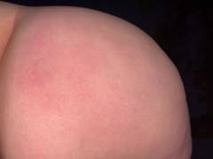 Close up of thick and curvy Bbw pussy & asshole while peeing