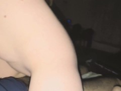 Cute roommate girl loves big dick and creampie
