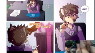 Furry Comic Dub: Safeword by Roanoak (With Live Cock Cam!))