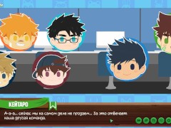 Игра: Лагерь друзей, 48 серия - встреча в интернет-кафе (русская озвучка)