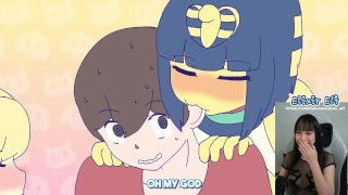 Ankha and Isabelle got wasted - An Animal Crossing anime