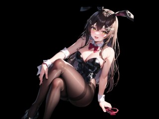 Erotic ASMR RP - the Bargirl Cheers you up after a Breakup with a Bunny Suit