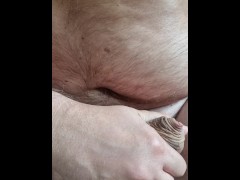 Playing With My Foreskin And Fucking My Fleshlight Pussy Hard